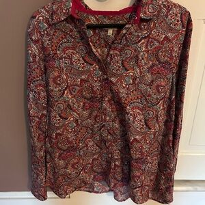 Paisley Print Women's Top